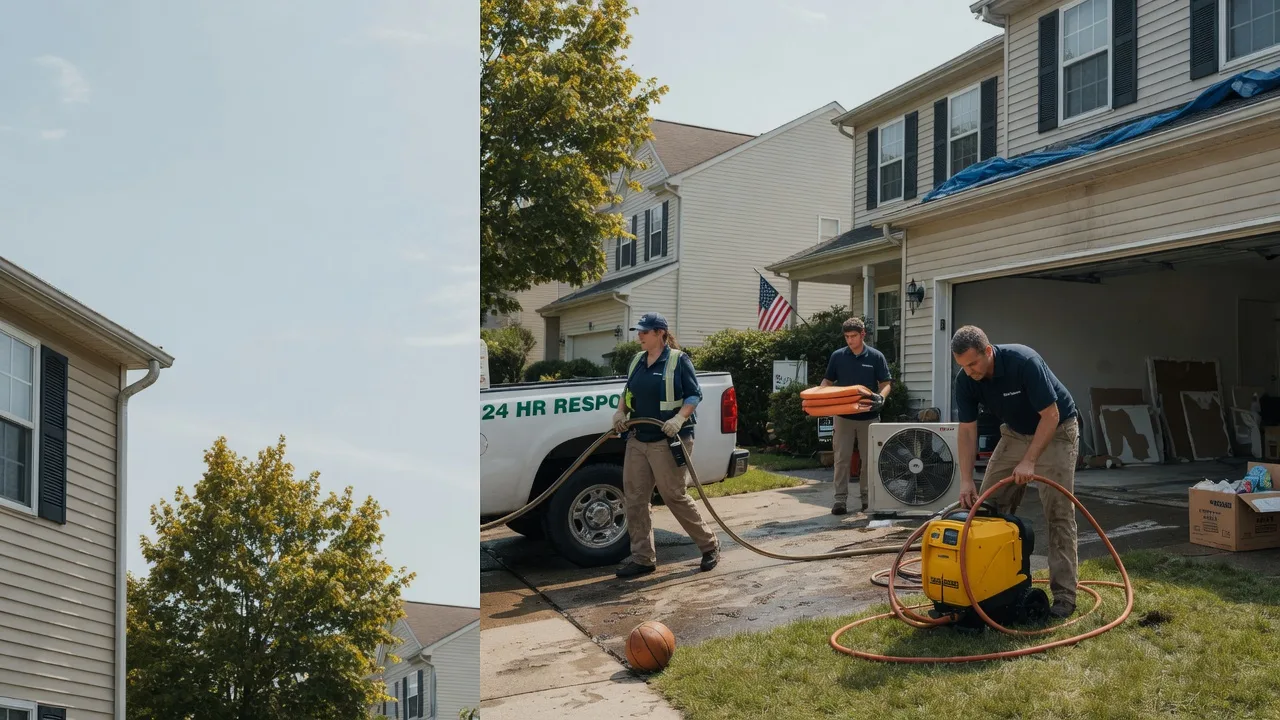 Emergency Water Damage Restoration in Andrews Air Force Base, MD near me
